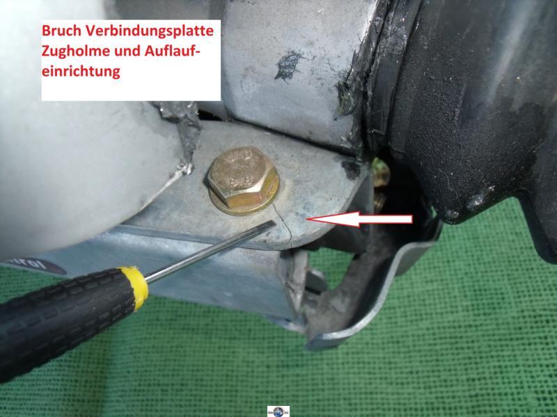 Bruch Auflaufeinrichtung, Wohnwagen fast verloren - Campers-World